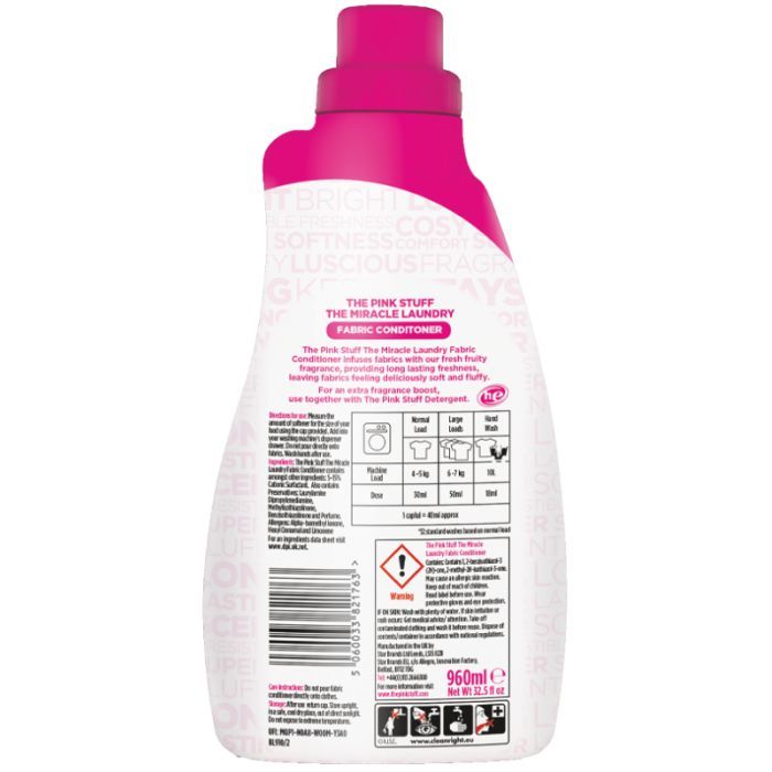 Кондиционер для белья The Pink Stuff 960 мл (5060033821763) изображение 2