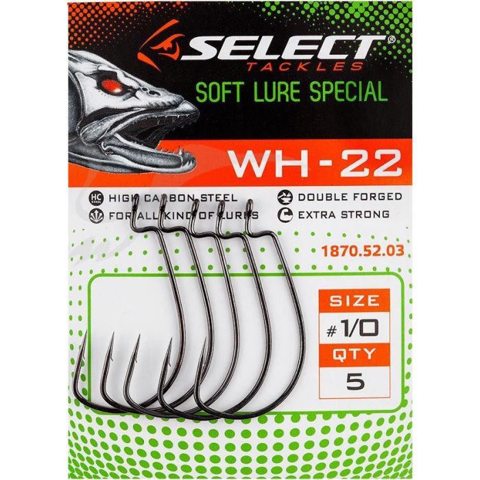 Крючок Select WH-22 1/0 (5 шт/уп) (1870.52.03) изображение 2