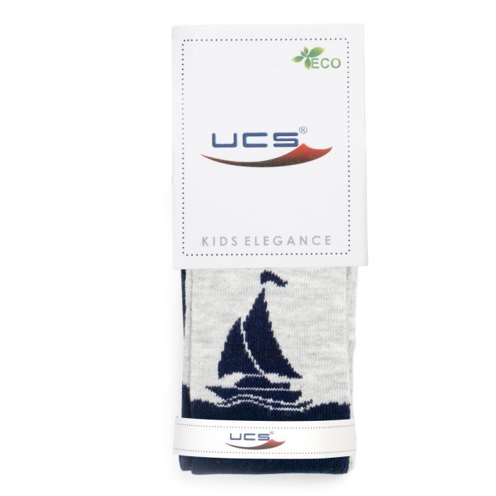 Колготки детские UCS Socks с корабликом (M0C0301-1439-86Bbluegray)