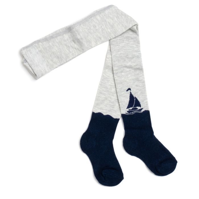 Колготки детские UCS Socks с корабликом (M0C0301-1439-86Bbluegray) изображение 2