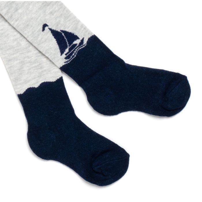 Колготки детские UCS Socks с корабликом (M0C0301-1439-86Bbluegray) изображение 3