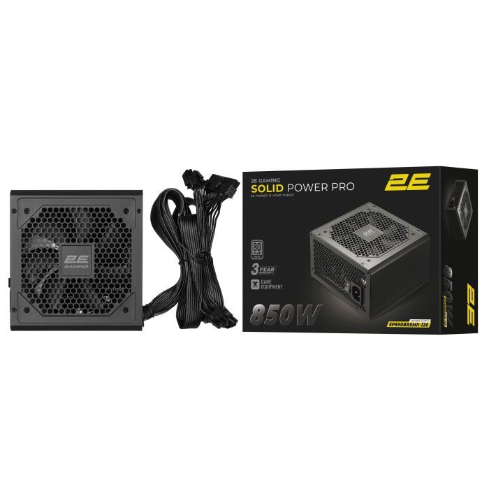 Блок питания 2E 850W GAMING Solid Power Pro (2E-SP850BRSMII-120) изображение 3