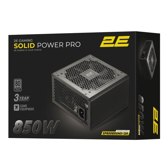 Блок питания 2E 850W GAMING Solid Power Pro (2E-SP850BRSMII-120) изображение 5