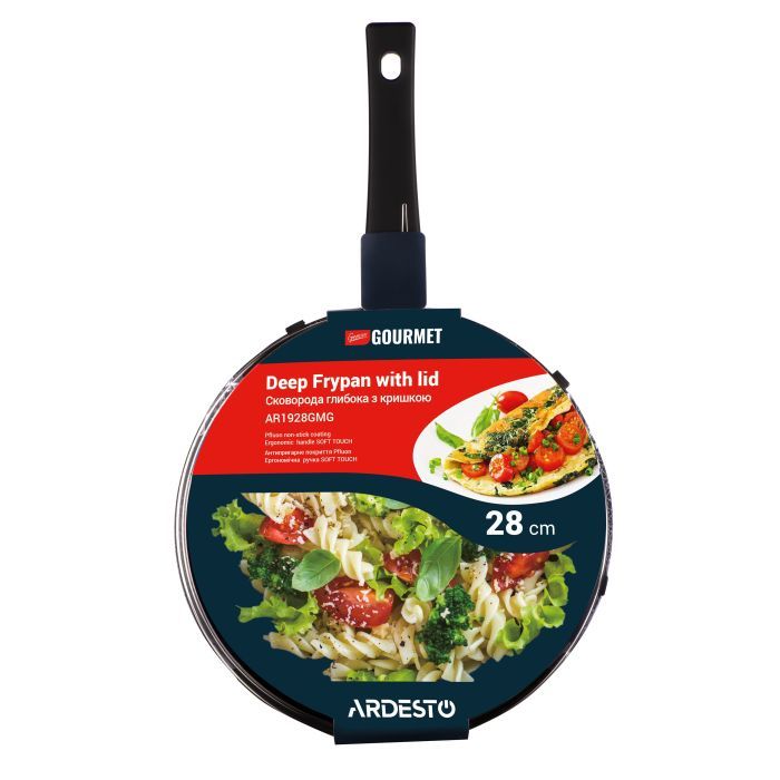 Сковорода Ardesto Gemini Gourmet Andria, 26см, алюміній, чорний (AR1926GMG) изображение 7