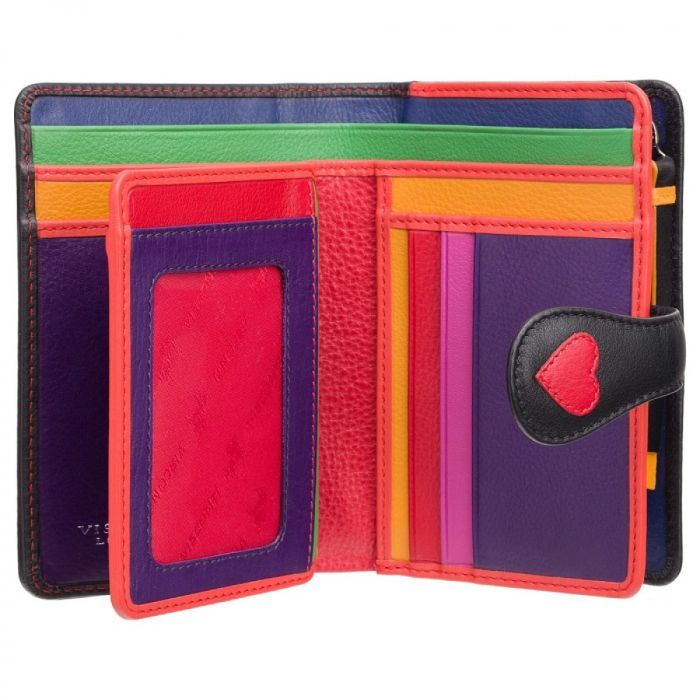 Гаманець Visconti LV4 Crush з RFID Black-Multi Love (LV4 BK MULTI) зображення 3