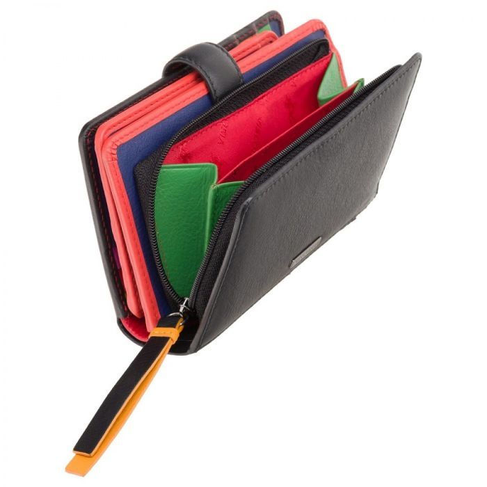 Гаманець Visconti LV4 Crush з RFID Black-Multi Love (LV4 BK MULTI) зображення 4