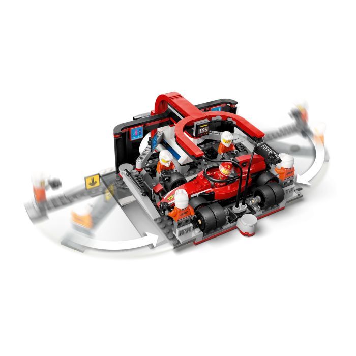 Конструктор LEGO City Піт-стоп і піт-екіпаж F1 з болідом Ferrari (60443) зображення 5