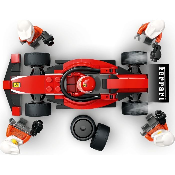Конструктор LEGO City Піт-стоп і піт-екіпаж F1 з болідом Ferrari (60443) зображення 6