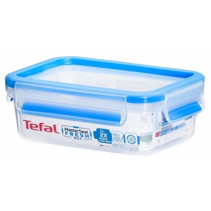 Пищевой контейнер Tefal MasterSeal, прямокутний, 550мл, пластик (K3021112) изображение 7