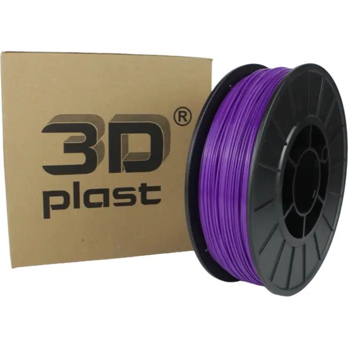 Пластик для 3D-принтера 3Dplast PLA 1.75мм, 0.85кг, gray-graphit (3DPLA17508GGF)