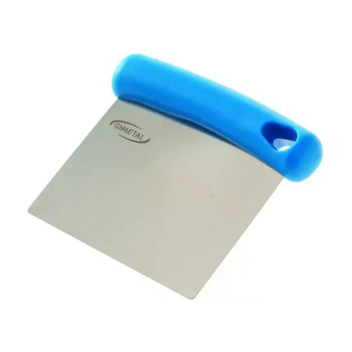 Шкребок кондитерський Gi.Metal 8х11,5 см н/ж, ручка з пластику (AC-TPF11)