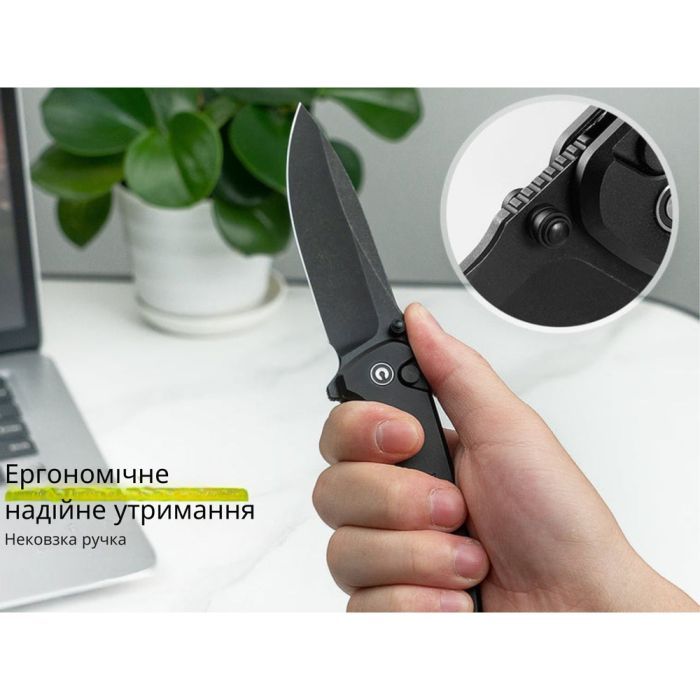 Нож Civivi Hyperpulse, Blue Aluminum, Satin (C23087A-2) изображение 12