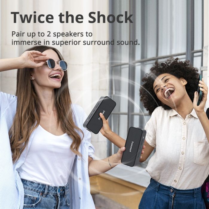 Акустична система Tronsmart T2 Plus Upgraded Black (1019754) зображення 6