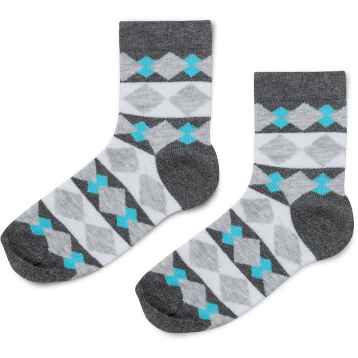 Шкарпетки дитячі UCS Socks у смужку (M0C0101-1223-3B-gray)