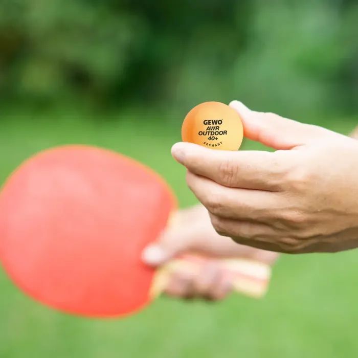 Мячик для настольного тенниса Gewo AWR Outdoor 40+ orange 6шт (96614200) (931308) изображение 5