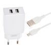 Зарядное устройство XO L75 2USB/2.4A + MicroUSB White (XO-L75-M) изображение 4