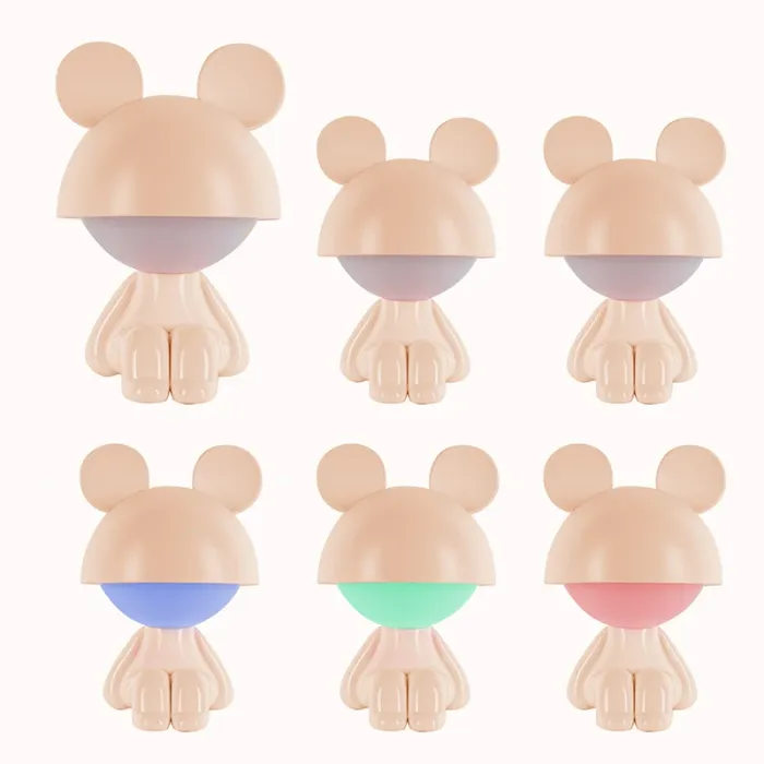 Нічник Kite Світильник LED з акумулятором Cute Mouse, персиковий (K25-316-2-4) зображення 4