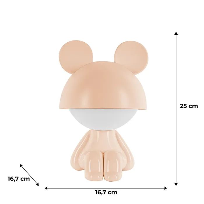 Ночник Kite Светильник LED с аккумулятором Cute Mouse, голубой (K25-316-2-3) изображение 6