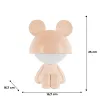 Нічник Kite Світильник LED з акумулятором Cute Mouse, персиковий (K25-316-2-4) зображення 6