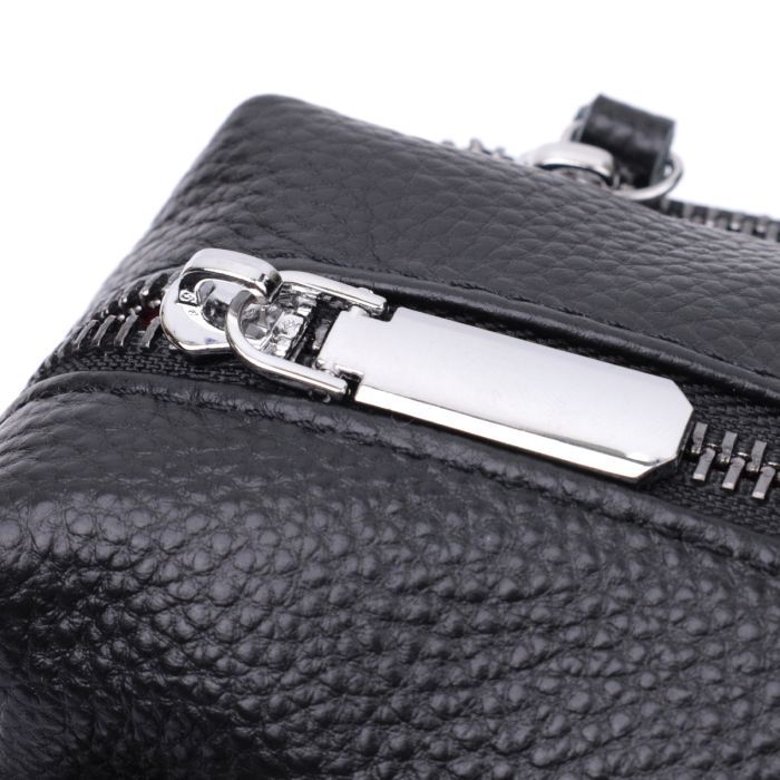 Сумка Vintage Женская кожаная Черная (22654) изображение 8