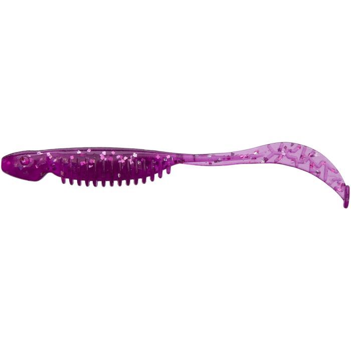 Силикон рыболовный Reins Curly Shad 3.5" 428 Purple Dynamite (14 шт/уп.) (1552.10.02)