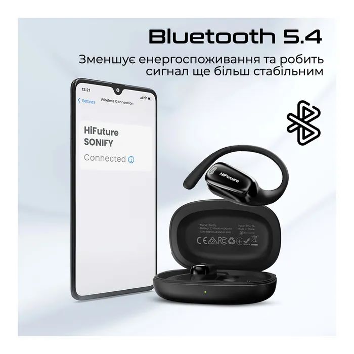 Навушники HiFuture Sonify Black (sonify.black) зображення 2