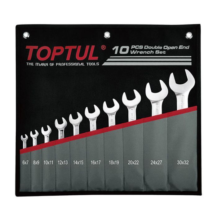 Ключ Toptul ріжковий 6-32 мм 10 шт. (GPCJ1001)