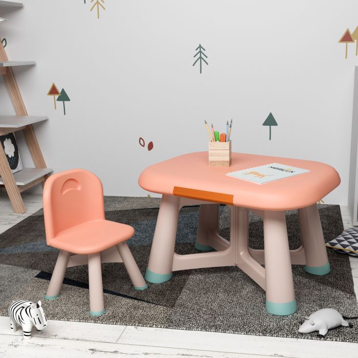 Детский стол Mealux комплект Peppa стол + стул (KD-F042 Orange) изображение 3