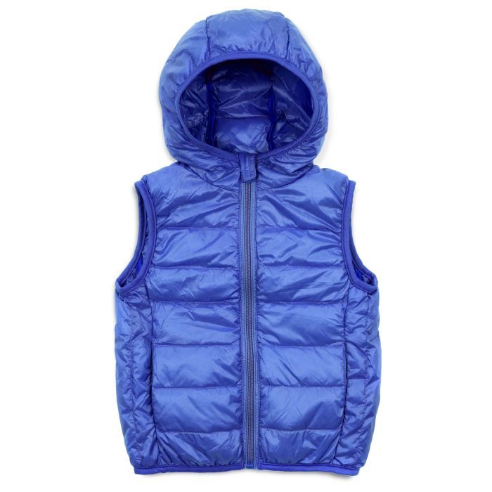 Жилет детский Kurt пуховый с капюшоном (V-HT-580T-110-lightblue)