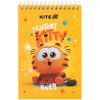 Блокнот Kite на спіралі Garfield А6, 48 аркушів, нелінований (GF25-196)