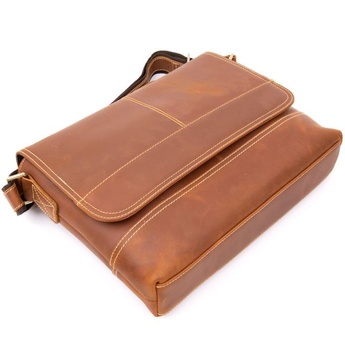 Сумка Vintage Матова Руда (20399) зображення 5