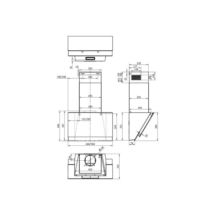 Витяжка кухонна Gorenje WHI649B21S зображення 8