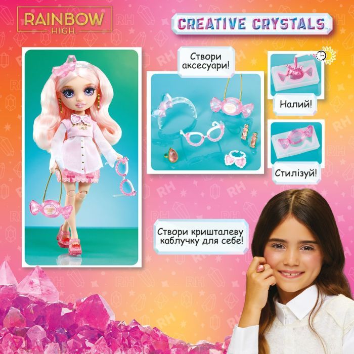 Кукла Rainbow High серии Creative Crystals - Белла (121367) изображение 11