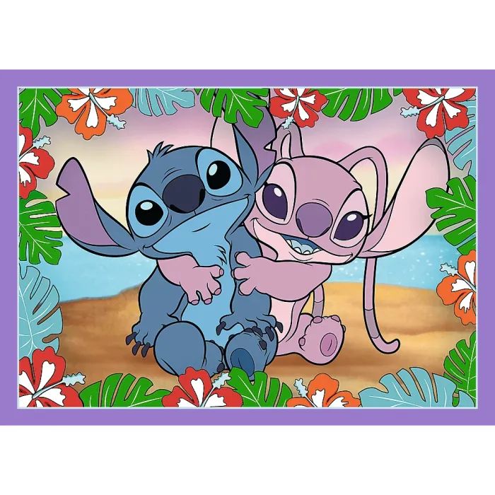 Пазл Trefl Lilo&Stitch Шалений день4 in 1 (35, 48, 54, 70) елемента (5900511346336) зображення 5