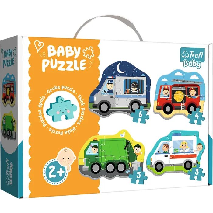Пазл Trefl Baby Classic Транспортные средства и рабочие места (5900511360714)