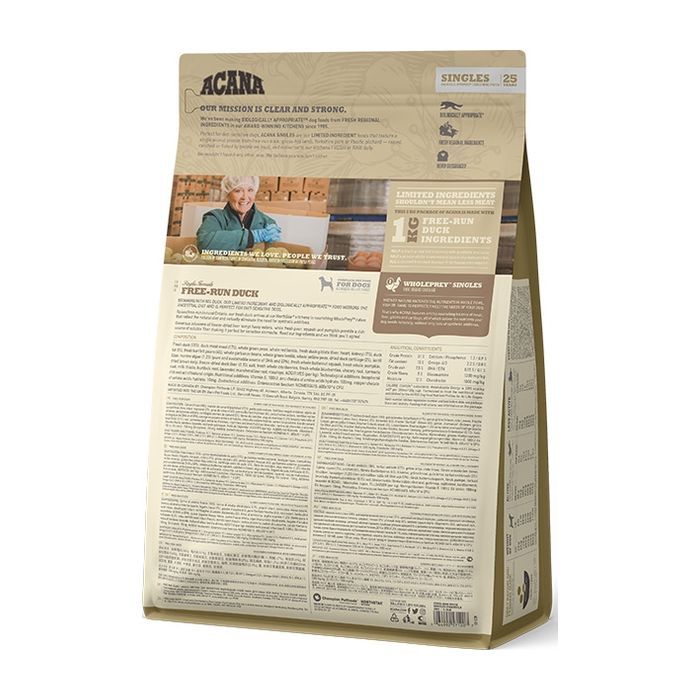 Сухой корм для собак ACANA Free-Run Duck 2 кг (0064992571207) изображение 3