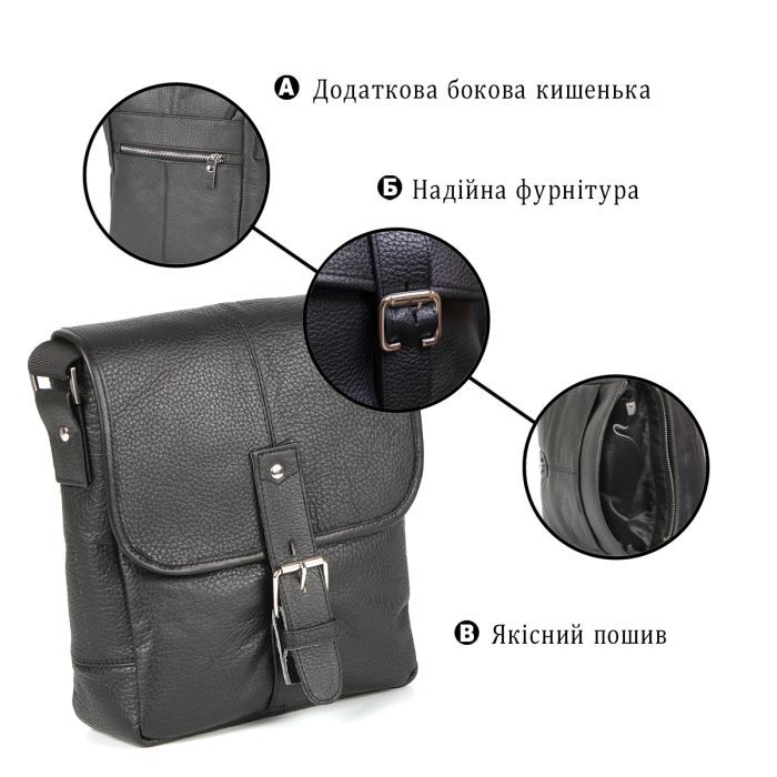 Сумка Shvigel Черная (00853) изображение 4