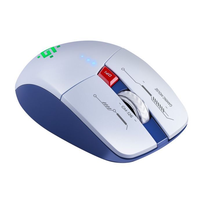 Мышка Defender Tisa GM-126 LED Wireless/Bluetooth White/Blue (52126) изображение 3