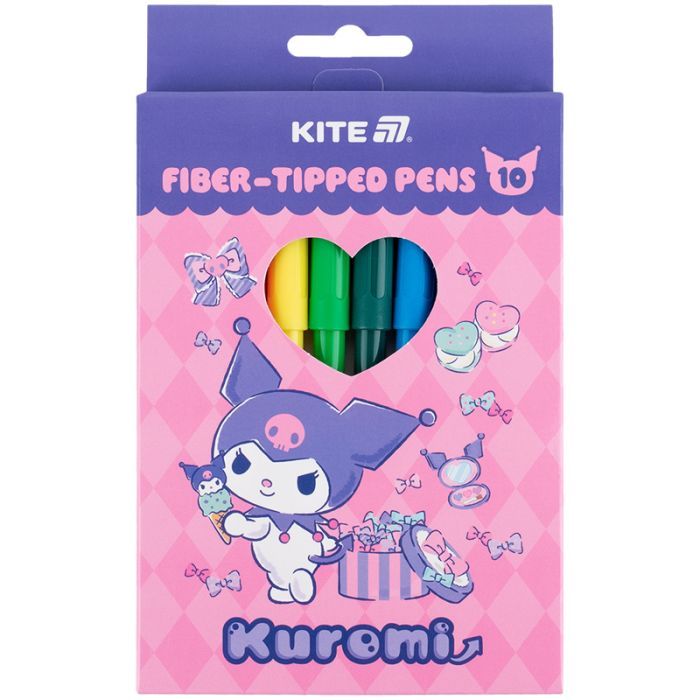 Фломастери Kite Kuromi 10 кольорів (HK25-455)