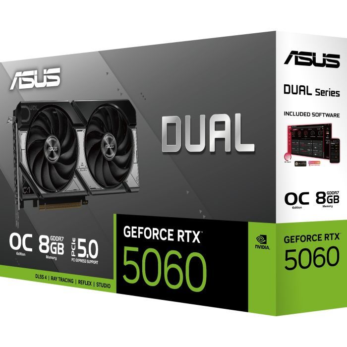 Видеокарта ASUS GeForce RTX5060 8Gb DUAL OC (DUAL-RTX5060-O8G) изображение 7