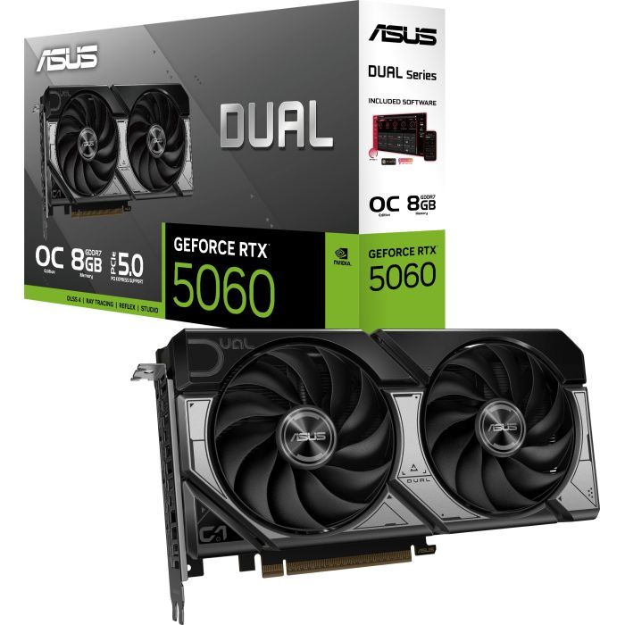 Видеокарта ASUS GeForce RTX5060 8Gb DUAL OC (DUAL-RTX5060-O8G) изображение 8