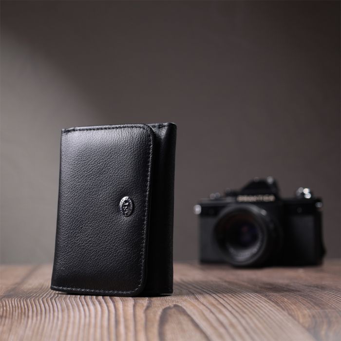 Кошелек ST Leather Из натуральной кожи Черный (22722) изображение 10
