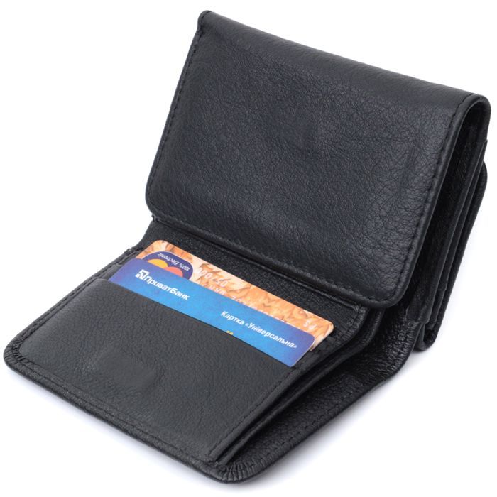 Кошелек ST Leather Из натуральной кожи Черный (22722) изображение 7