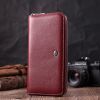 Гаманець ST Leather З натуральної шкіри Бордовий (22560) зображення 8