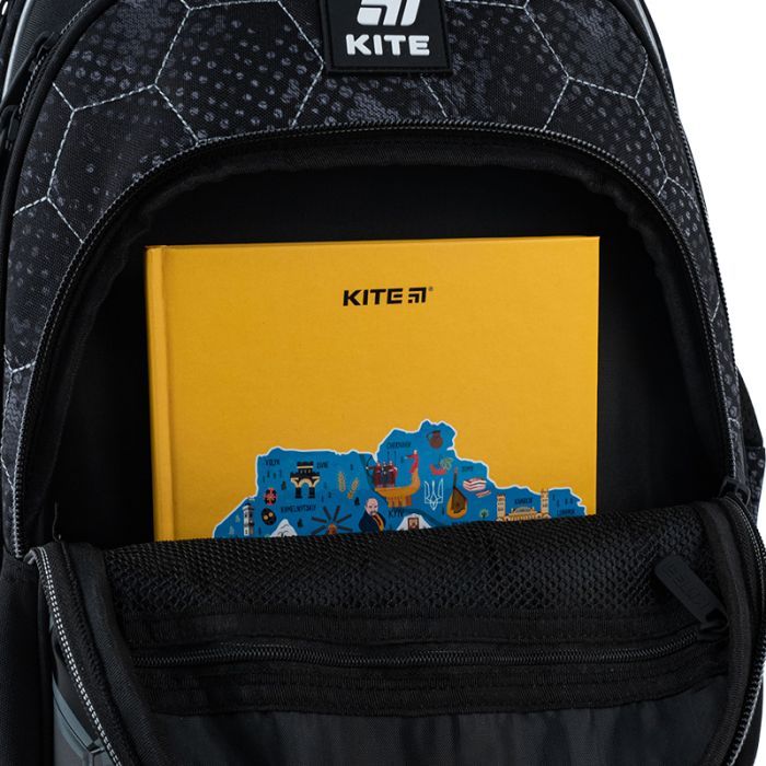 Рюкзак шкільний Kite Education 763M Football (K25-763M-2) зображення 10