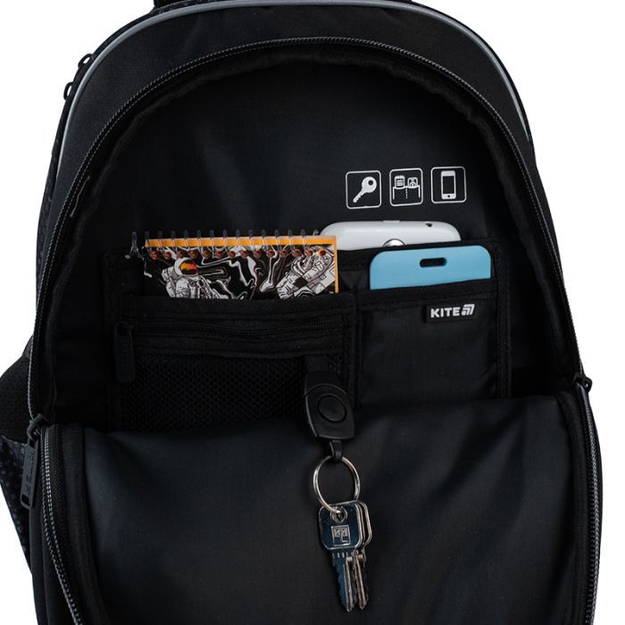 Рюкзак шкільний Kite Education 763M Football (K25-763M-2) зображення 12