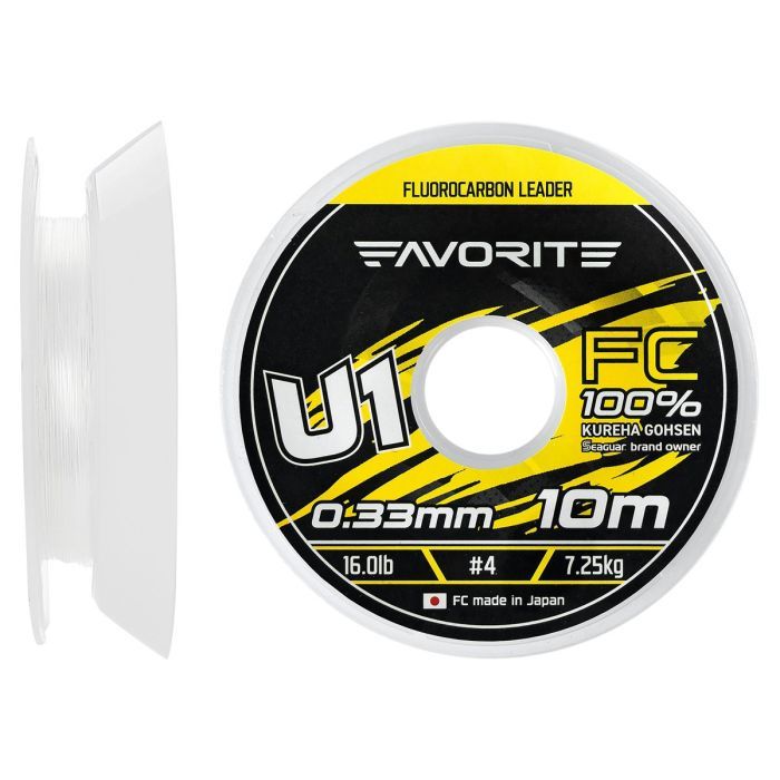 Флюорокарбон Favorite U1 FC 10m 3.5/0.31mm 14.1lb/6.38kg (1693.11.82)