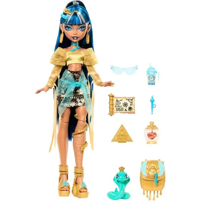 Лялька Monster High Монстро-класика нове покоління Клео (HXH74) зображення 2