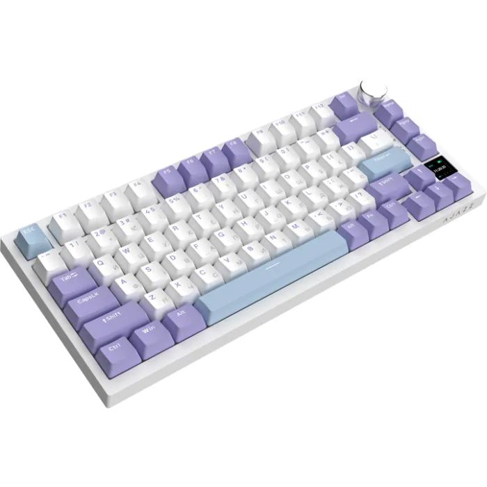 Клавиатура Ajazz AK820 Pro Gift Switch Purple RGB USB/Wireless/Bluetooth UA Purple (AK820PRO-G-PWB) изображение 5