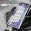 Клавиатура Ajazz AK820 Pro Gift Switch Purple RGB USB/Wireless/Bluetooth UA Purple (AK820PRO-G-PWB) изображение 7